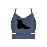 Girls Cutout Detail Crop Top Thumbnail