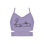 Ladies Cutout Detail Crop Top Thumbnail