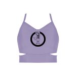 Ladies Cutout Detail Crop Top Thumbnail