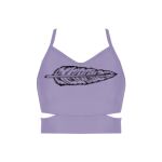 Ladies Cutout Detail Crop Top Thumbnail