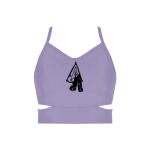 Ladies Cutout Detail Crop Top Thumbnail