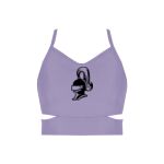 Ladies Cutout Detail Crop Top Thumbnail