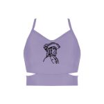 Ladies Cutout Detail Crop Top Thumbnail