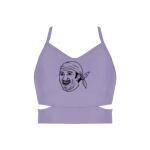 Ladies Cutout Detail Crop Top Thumbnail