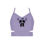 Ladies Cutout Detail Crop Top Thumbnail