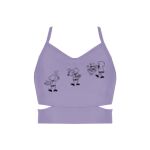 Ladies Cutout Detail Crop Top Thumbnail