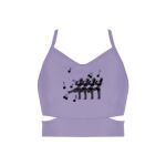 Ladies Cutout Detail Crop Top Thumbnail