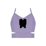 Ladies Cutout Detail Crop Top Thumbnail