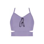 Ladies Cutout Detail Crop Top Thumbnail