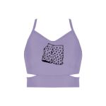 Ladies Cutout Detail Crop Top Thumbnail