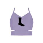Ladies Cutout Detail Crop Top Thumbnail