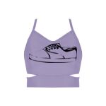 Ladies Cutout Detail Crop Top Thumbnail