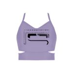 Ladies Cutout Detail Crop Top Thumbnail