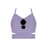 Ladies Cutout Detail Crop Top Thumbnail