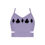 Ladies Cutout Detail Crop Top Thumbnail