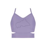 Ladies Cutout Detail Crop Top Thumbnail