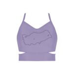 Ladies Cutout Detail Crop Top Thumbnail