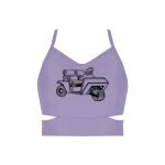 Ladies Cutout Detail Crop Top Thumbnail