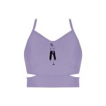 Ladies Cutout Detail Crop Top Thumbnail