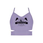 Ladies Cutout Detail Crop Top Thumbnail