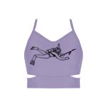 Ladies Cutout Detail Crop Top Thumbnail
