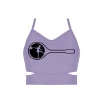 Ladies Cutout Detail Crop Top Thumbnail