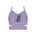 Ladies Cutout Detail Crop Top Thumbnail