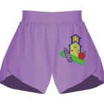 Girls Flowy Overlay Shorts Thumbnail