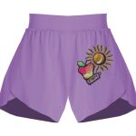 Girls Flowy Overlay Shorts Thumbnail