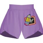 Girls Flowy Overlay Shorts Thumbnail