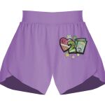 Girls Flowy Overlay Shorts Thumbnail