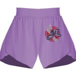 Girls Flowy Overlay Shorts Thumbnail