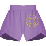 Girls Flowy Overlay Shorts Thumbnail