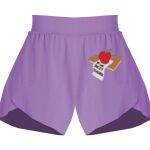 Girls Flowy Overlay Shorts Thumbnail