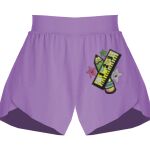 Girls Flowy Overlay Shorts Thumbnail