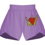 Girls Flowy Overlay Shorts Thumbnail