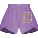 Girls Flowy Overlay Shorts Thumbnail