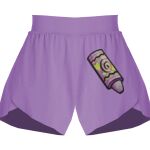 Girls Flowy Overlay Shorts Thumbnail