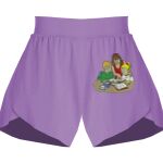 Girls Flowy Overlay Shorts Thumbnail