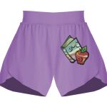 Girls Flowy Overlay Shorts Thumbnail