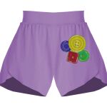 Girls Flowy Overlay Shorts Thumbnail