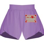 Girls Flowy Overlay Shorts Thumbnail