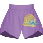 Girls Flowy Overlay Shorts Thumbnail