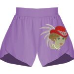 Girls Flowy Overlay Shorts Thumbnail