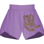 Girls Flowy Overlay Shorts Thumbnail
