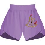 Girls Flowy Overlay Shorts Thumbnail