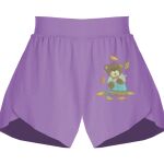 Girls Flowy Overlay Shorts Thumbnail