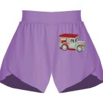 Girls Flowy Overlay Shorts Thumbnail