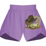 Girls Flowy Overlay Shorts Thumbnail