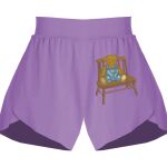 Girls Flowy Overlay Shorts Thumbnail